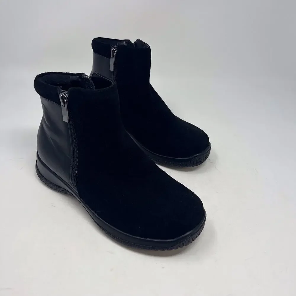 DREW Kool Suede Leather Boots Comfort Walking Wide Width Women’s Size 6W
